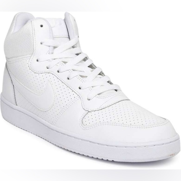 Nike Court Borough mid high tops sneakers in white